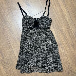 Vintage Leopard Print Women's Intimate top